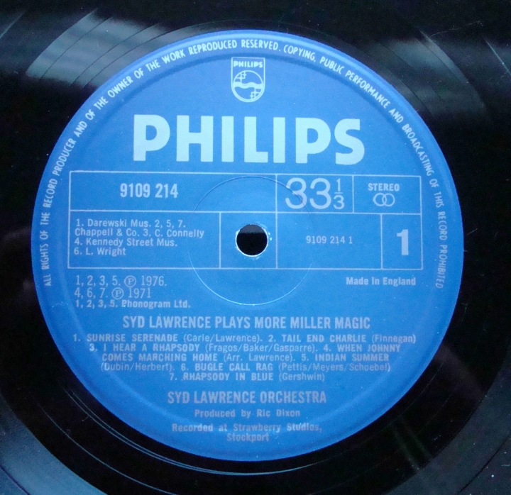 Syd Lawrence And His Orchestra ‎– More Miller And Other Big Band Magic 6642 001,2 x Winyle Jazz,Big Band 