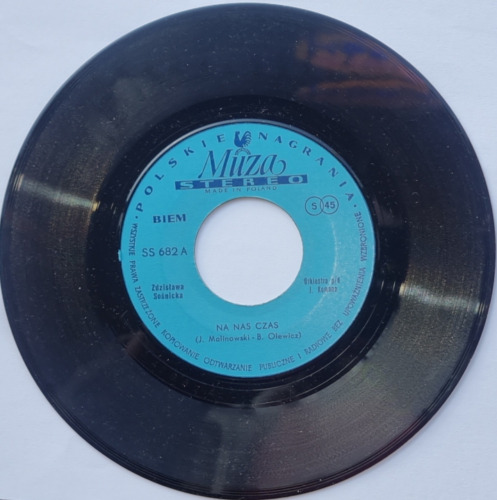 Zdzisława Sośnicka – Na Nas Czas Polskie Nagrania Muza – SS 682