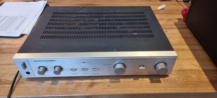 Проигрыватель виниловых пластинок Marantz, JJ, 120, Усилитель Marantz, PM-25