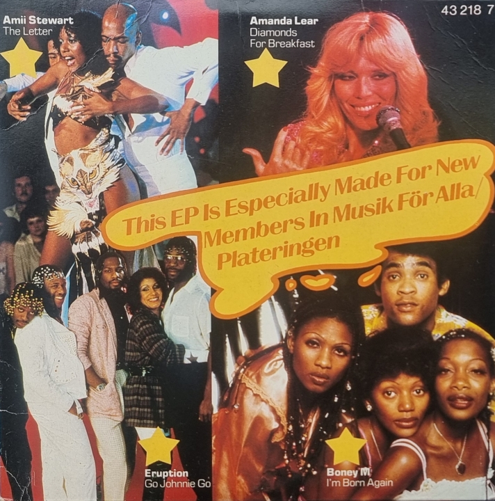 Boney M., Amii Stewart, Amanda Lear, Eruption  SR International – 43 218 7