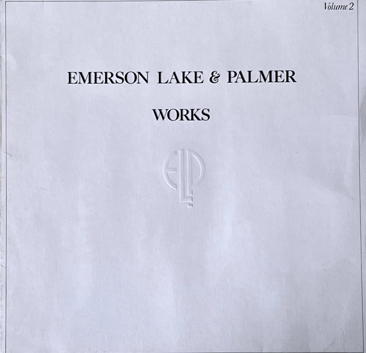 Emerson Lake & Palmer – Works (Volume 2) Ariola – 25 553 XOT, Embossed Cover