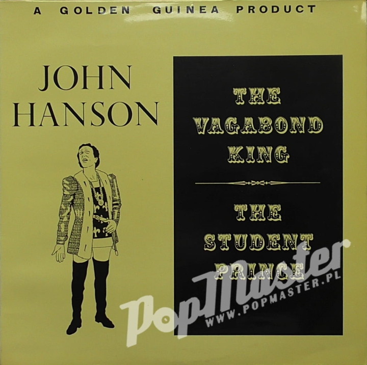 John Hanson The Vagabond King , The Student Prince GGL 0086 Musical Vinyle