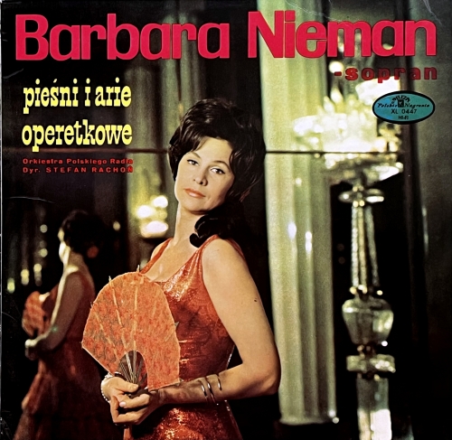 Barbara Nieman – Pieśni I Arie Operetkowe Polskie Nagrania Muza – SX 0447