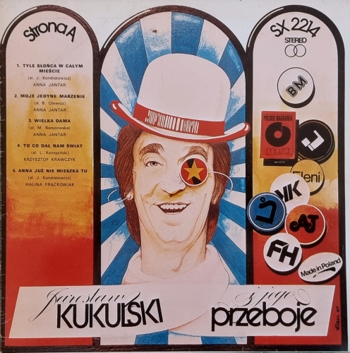 Jarosław Kukulski I Jego Przeboje Polskie Nagrania Muza – SX 2214