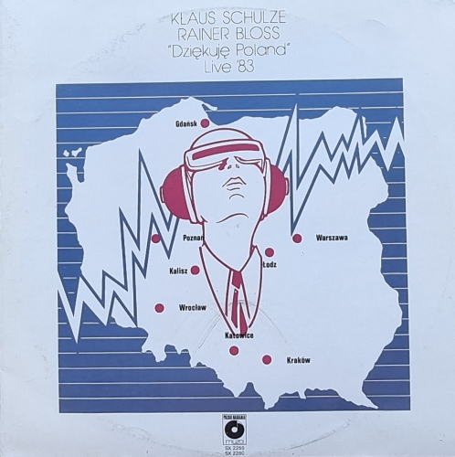 Klaus Schulze & Rainer Bloss – Dziękuję Poland Live '83 2 Płyty Winylowe Polskie Nagrania Muza – SX 2259/ SX2260