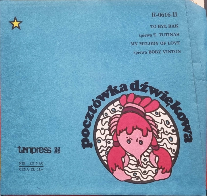 T. Tutinas / B. Vinton – To Był Rak / My Melody Of Love Tonpress – R-0616-II