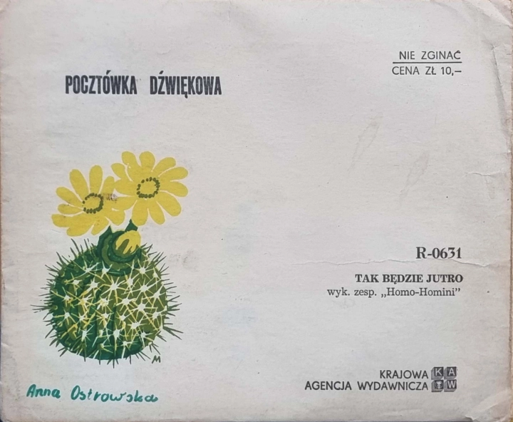 Homo Homini – Tak Będzie Jutro Krajowa Agencja Wydawnicza – R-0631