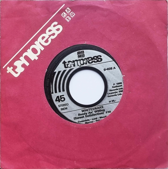 Whitesnake – Ready An' Willing (Sweet Satisfaction) Tonpress – S-408