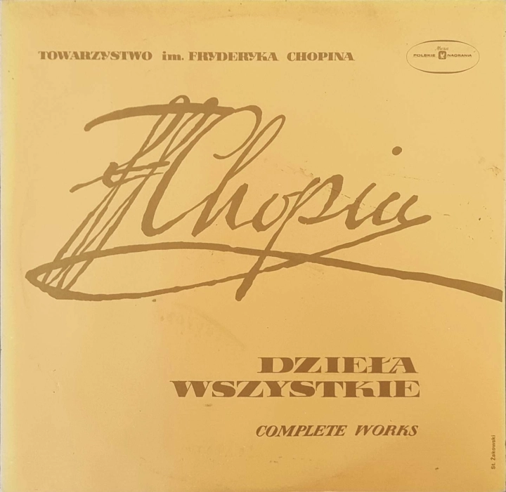 Fryderyk Chopin – Dzieła Wszystkie = Complete Works - Ballady = Ballades Polskie Nagrania Muza – SX 0061