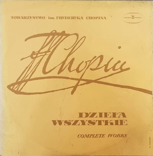 Fryderyk Chopin, Jan Ekier – Dzieła Wszystkie = Complete Works - Sonaty = Sonatas Polskie Nagrania Muza – SX 0059