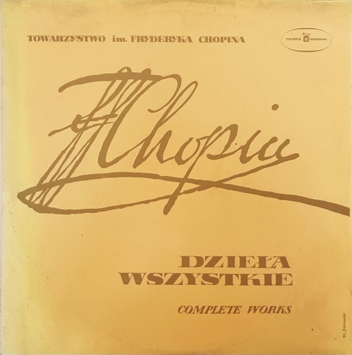 Lidia Grychtołówna, Fryderyk Chopin – Dzieła Wszystkie - Scherza Polskie Nagrania Muza – SX 0074