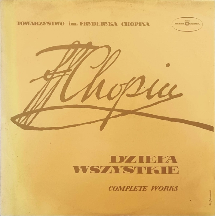 Lidia Grychtołówna, Fryderyk Chopin – Dzieła Wszystkie - Scherza Polskie Nagrania Muza – SX 0074
