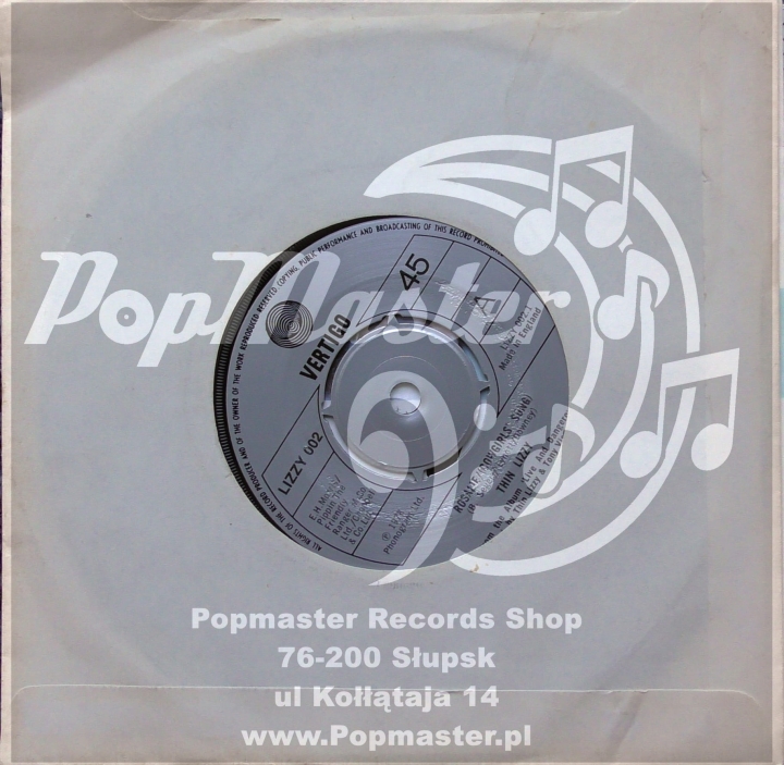 Thin Lizzy Rosalie Vertigo ‎– LIZZY 002