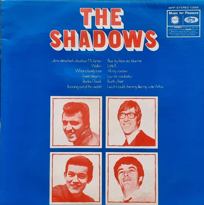 The Shadows – Walkin' With The Shadows Music For Pleasure – MFP 1388