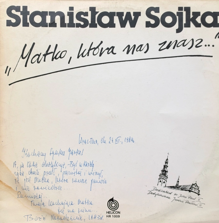 Stanisław Sojka – Matko, Która Nas Znasz Helicon – HR 1009 WOC