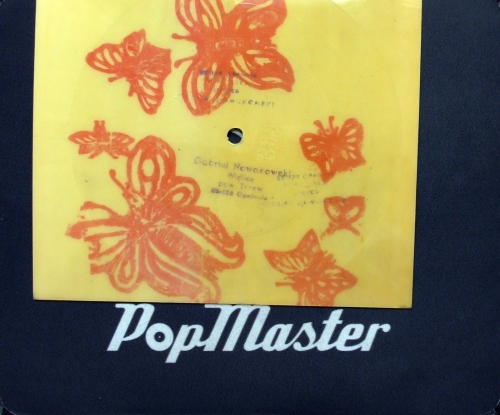 Janusz Laskowski - Beata, Żółty Jesienny Liść Flexi-disc, 6", 45 RPM, Single