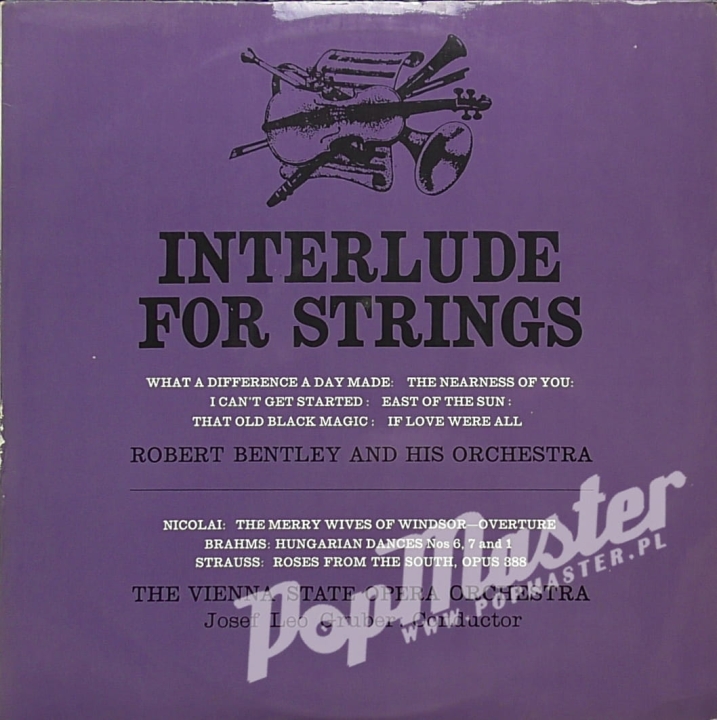 Robert Bentley And His Orchestra / Vienna State Opera Orchestra ‎– Interlude For Strings RDM 2032