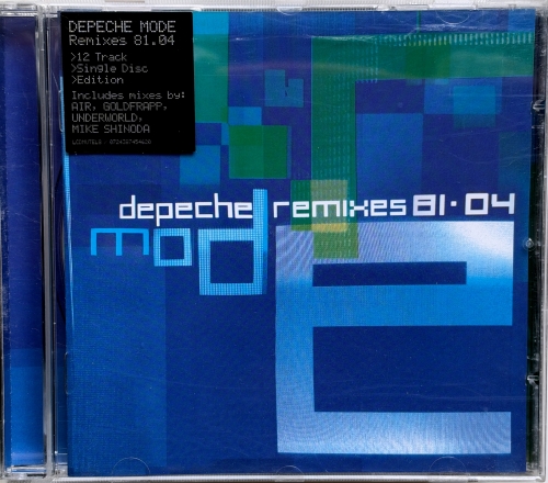 Depeche Mode – Remixes 81·04 	Mute – LCDMUTEL8