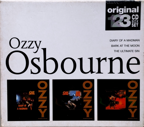 Ozzy Osbourne – Diary Of A Madman / Bark At The Moon / The Ultimate Sin (3xCD, Album, Comp + Box) Epic Records Group – 492655 2