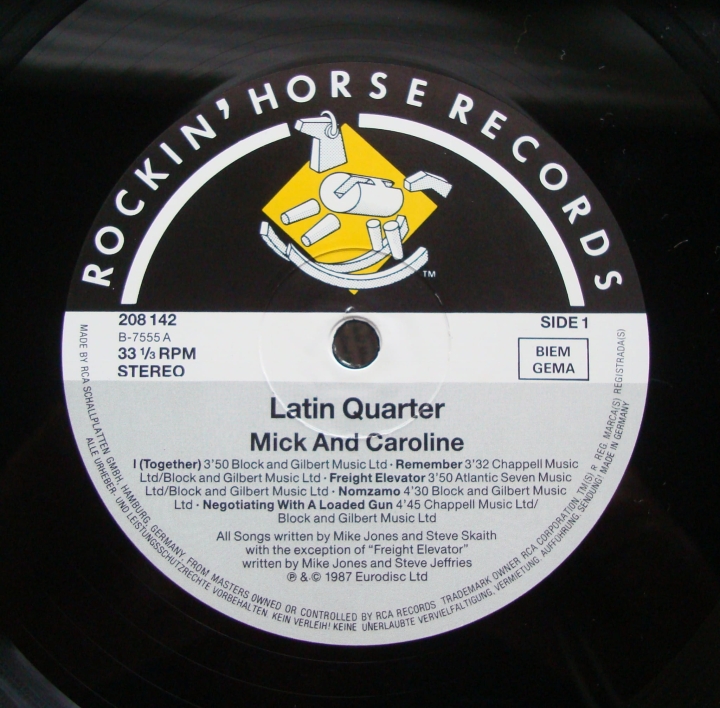 Latin Quarter ‎– Mick And Caroline 208 142 Electronic, Rock, Pop 
