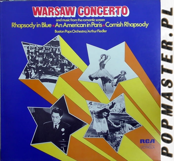 Gershwin / Addinsell / Bath, Boston Pops Orchestra Arthur Fiedler ‎– Warsaw Concerto And Music From The Romantic Screen RCA Victrola ‎– VICS 1308 Vinyl, LP