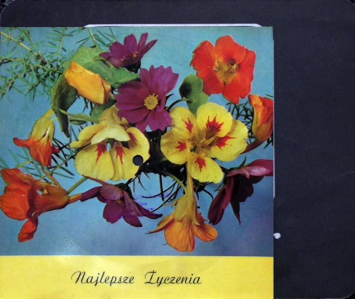 Andrzej Tenard - Bliska Moim Myślom Tonpress ‎– R-0768 Flexi-disc, 7", 45 RPM, Single Sided, Card Backed, Picture Disc, Mono