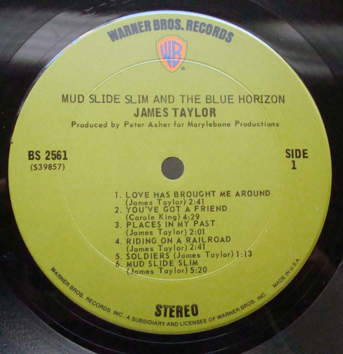 Mud Slide Slim And The Blue Horizont/James Taylor BS 2561 Rock 
