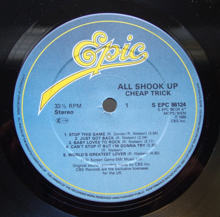 Cheap Trick ‎– All Shook Up 