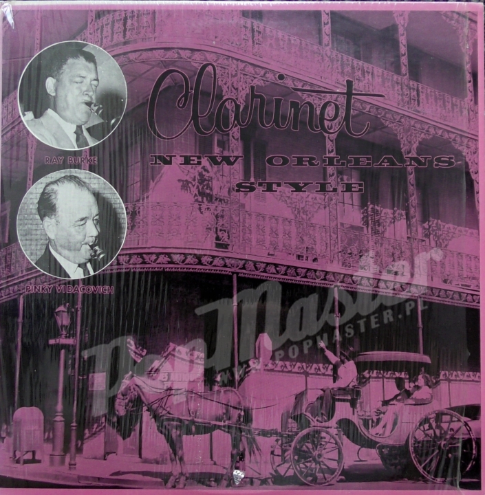 Ray Burke Pinky Vidacovich Clarinet New Orleans Style SOUTHLAND LP 227 Dixieland Jazz Winyle