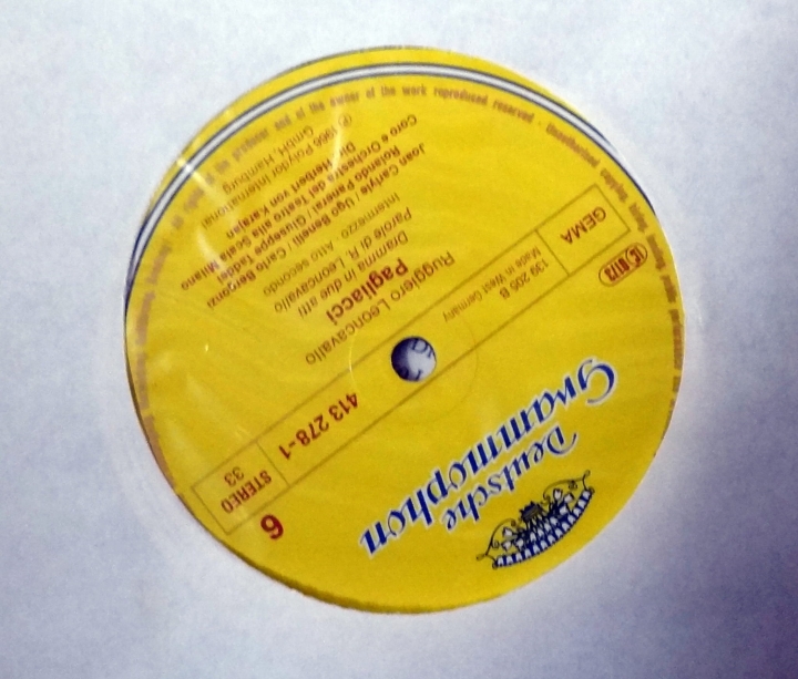 Pietro Mascagni, Ruggiero Leoncavallo – Cavalleria Rusticana - Pagliacci Deutsche Grammophon – 413 275-1