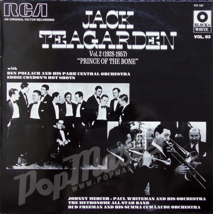 Jack Teagarden Vol. 2 (1928-1957) Prince Of The Bone RCA 741 101 Jazz Winyle