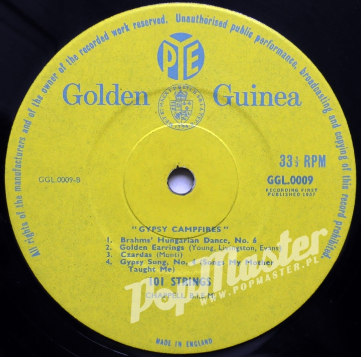Gypsy Camp Fires 101 Strings GGL 0009 Płyta Winylowa Folk