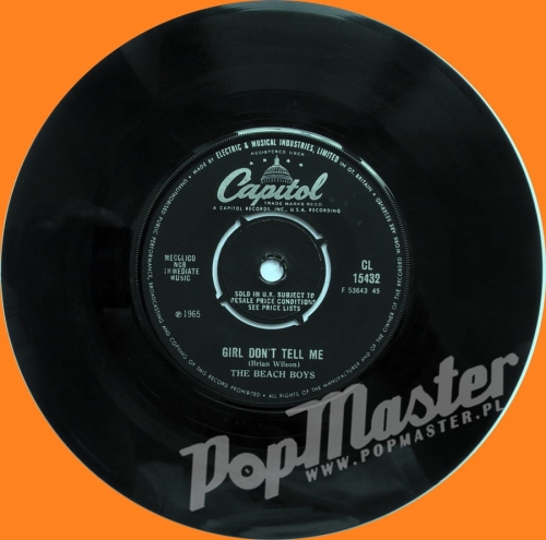 The Beach Boys Barbara Ann CL 15432