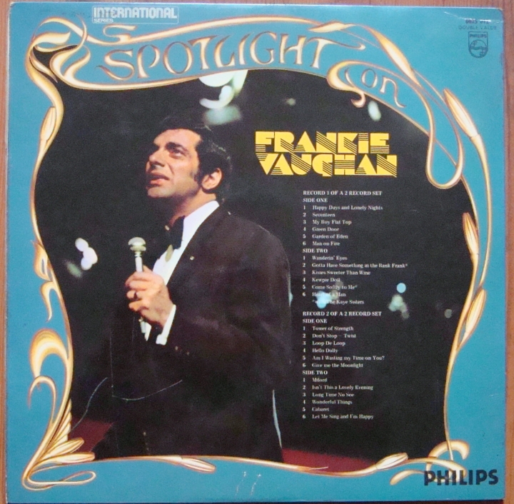 Frankie Vaughan ‎– Spotlight On Frankie Vaughan 6625 012 ,2 x Winyle Pop