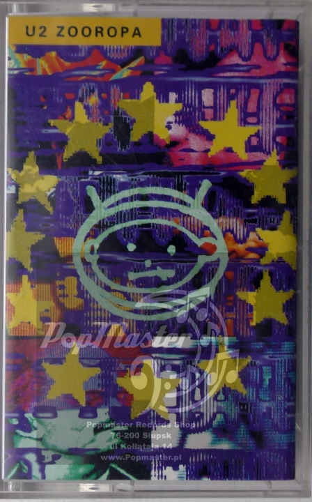 U2  Zooropa   Island Records ‎– UC 29 Cassette, Album 