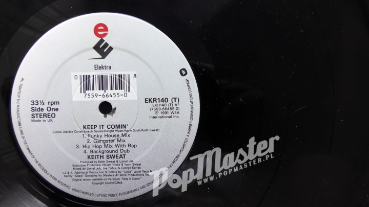 Keith Sweat Keep It Comin' EKR 140 (T) Winyl Hip Hop Płyta www.popmaster.pl