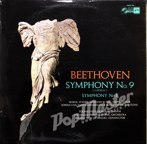 Beethoven Symphony No. 9 (Choral) Symphony No. 8 Maria Stader, Eric Tappy, Sophia Van Sante, Franz Grass Willem Van Otterllo, Conductor SMS 2400 A/B Płyty Winylowe Muzyka Klasyczna