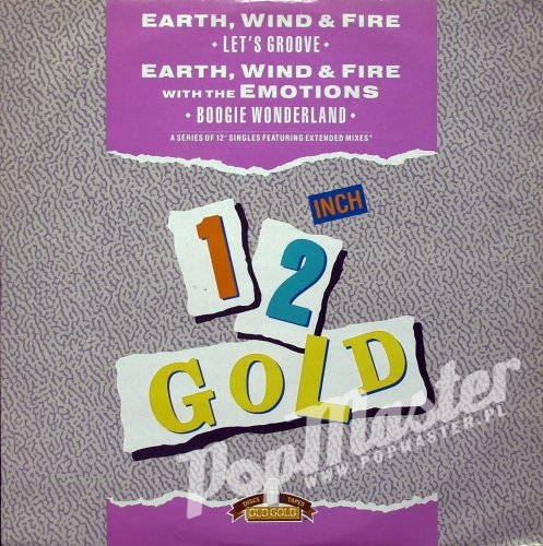 Earth Wind & Fire Let's Groove Boogie Wonderland OG 4019 12 Inch Gold 12" Maxi Single Funk, Soul Winyl