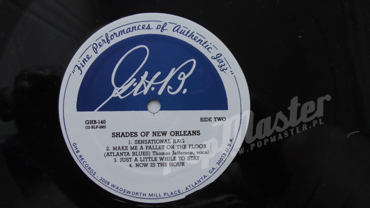 Shades Of New Orleans GHB-140 Dixieland Jazz Winyl