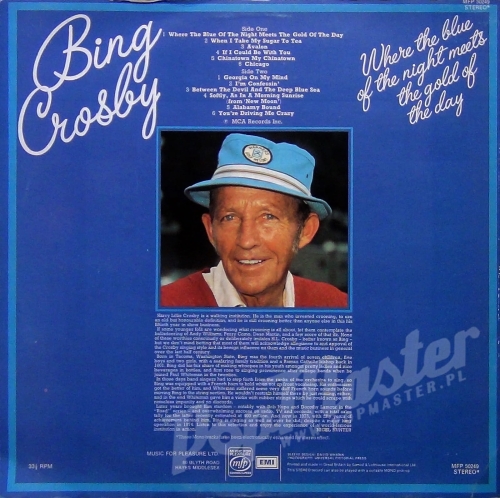 plyta,winylowa,Bing,Crosby,When,The,Blue,Of,The,Night,Meets,The,Gold,Of,The,Day,MFP,50249,Sweden,Press.