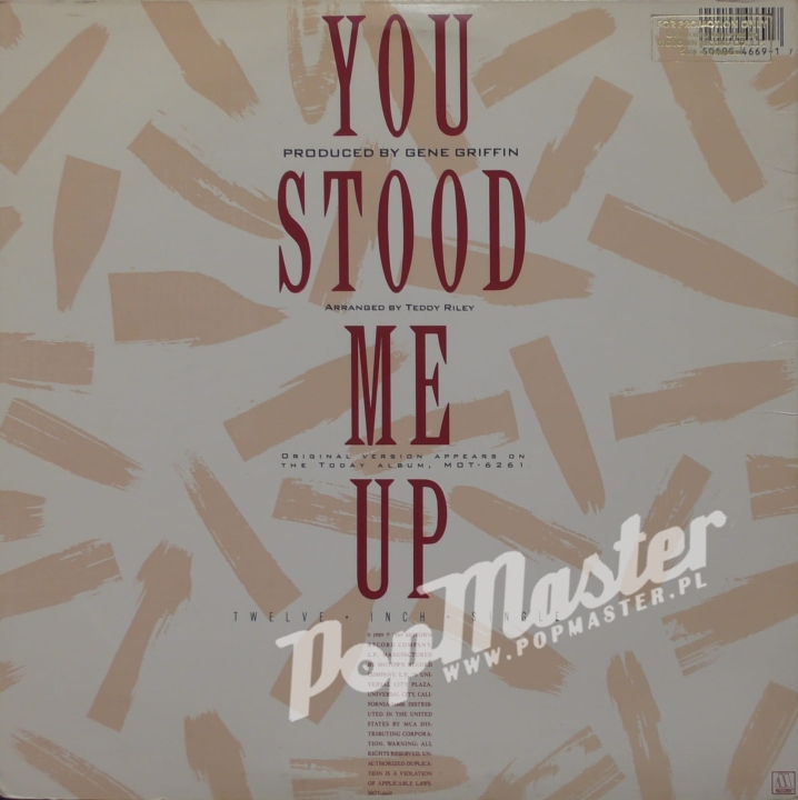 Today You Stood Me Up MOT 669 Promo Copy Vinyl Soul Płyta  www.popmaster.pl