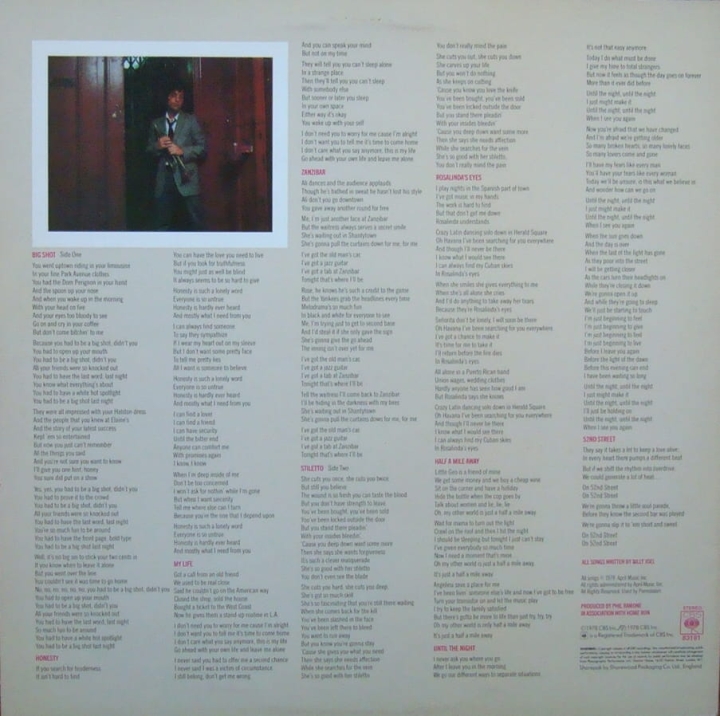 winyl,Billy,Joel,52nd,Street,CBS,83181,Vinyl