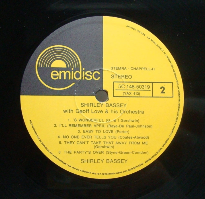 winyl,Shirley,Bassey,Shirley,Bassey,2,Winyle,5C,148-50319,20,Vinyle