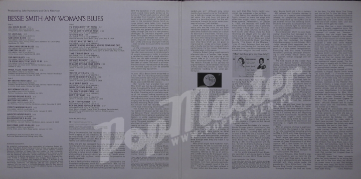 www.popmaster.pl Bessie Smith Any Woman's Blues CBS 66262 Jazz, Blues Winyle