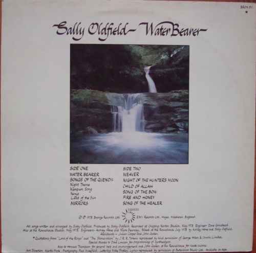 Sally Oldfield ‎– Water Bearer BRON 511, A-2U/B-2U Rock, Folk Płyty Winylowe