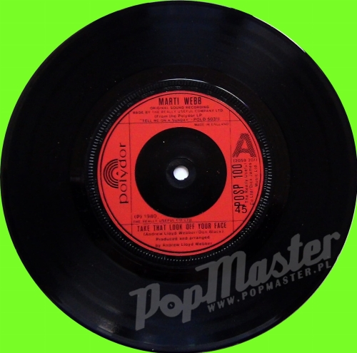 Marti Webb Thake That Look Off Your Face POSP 100