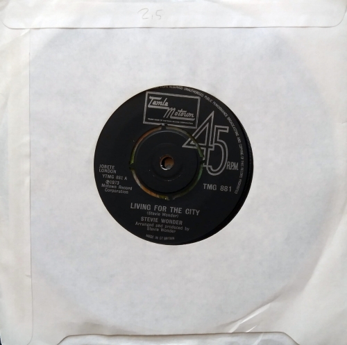 Stevie Wonder ‎– Living For The City Tamla Motown ‎– TMG 881