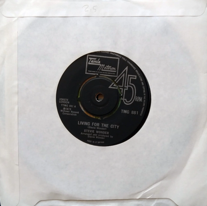 Stevie Wonder ‎– Living For The City Tamla Motown ‎– TMG 881