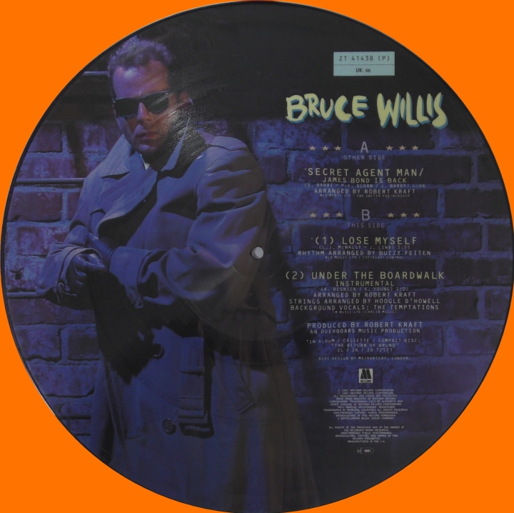 Bruce Willis ‎– Secret Agent Man - James Bond Is Back Motown ‎– ZT 41438 P