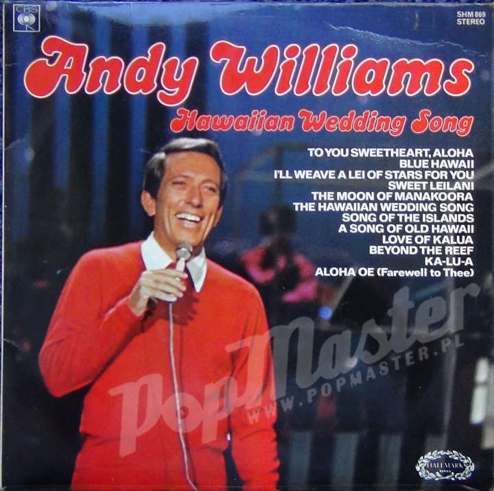 Andy Williams Hawaiian Wedding Song SHM 869 STEREO
